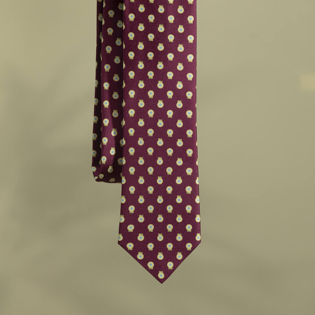 Cravatta Pantheon Oculo Viola - immagine 3