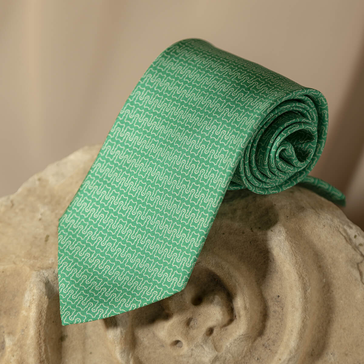 Cravatta San Pietro Concatenata Verde - immagine 5