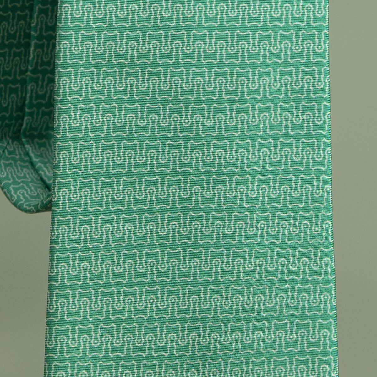 Cravatta San Pietro Concatenata Verde - immagine 4