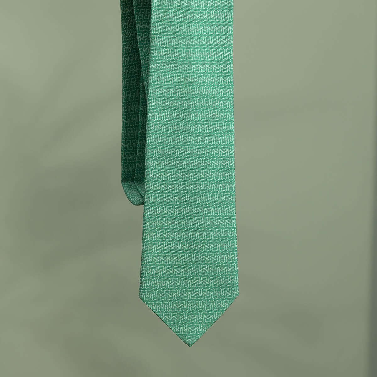 Cravatta San Pietro Concatenata Verde - immagine 3