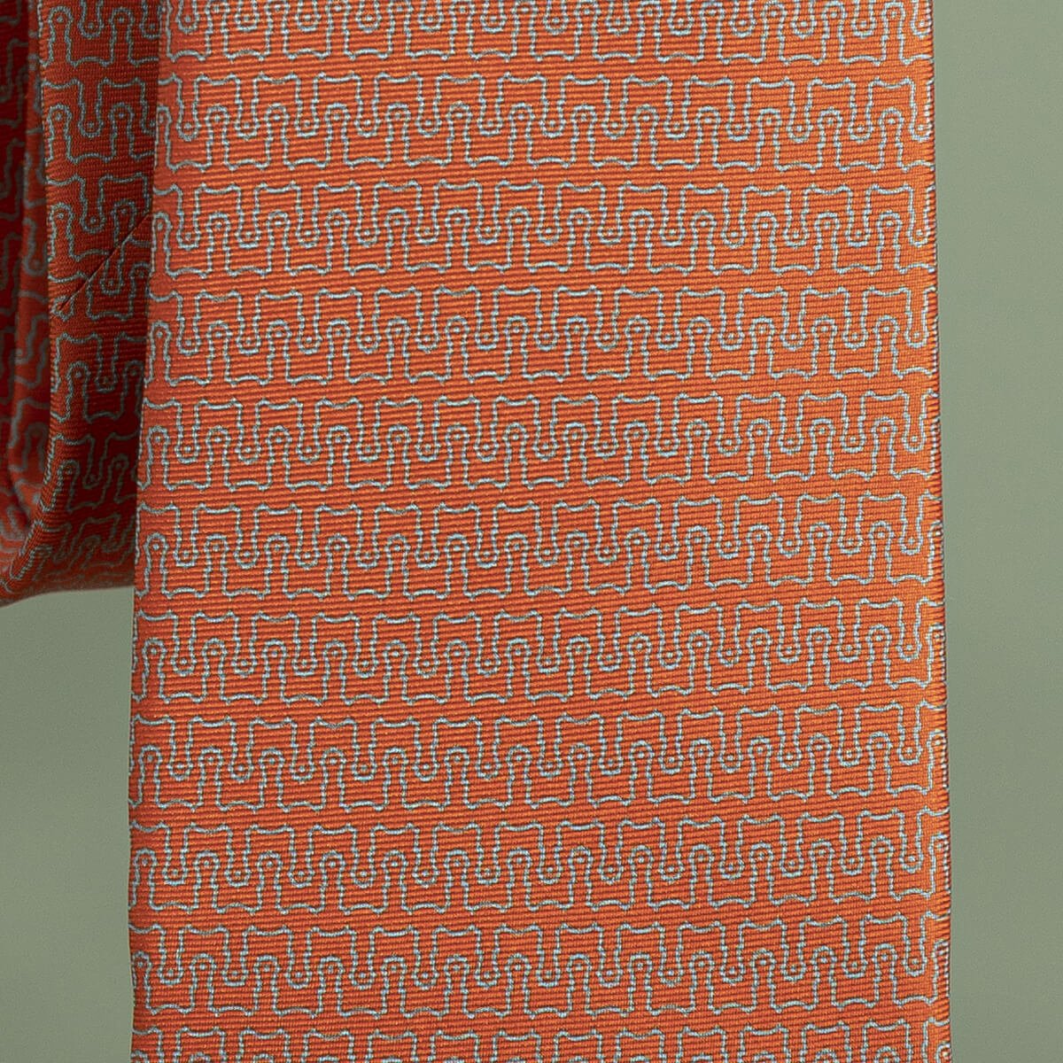 Cravatta San Pietro Concatenata Arancione - immagine 4