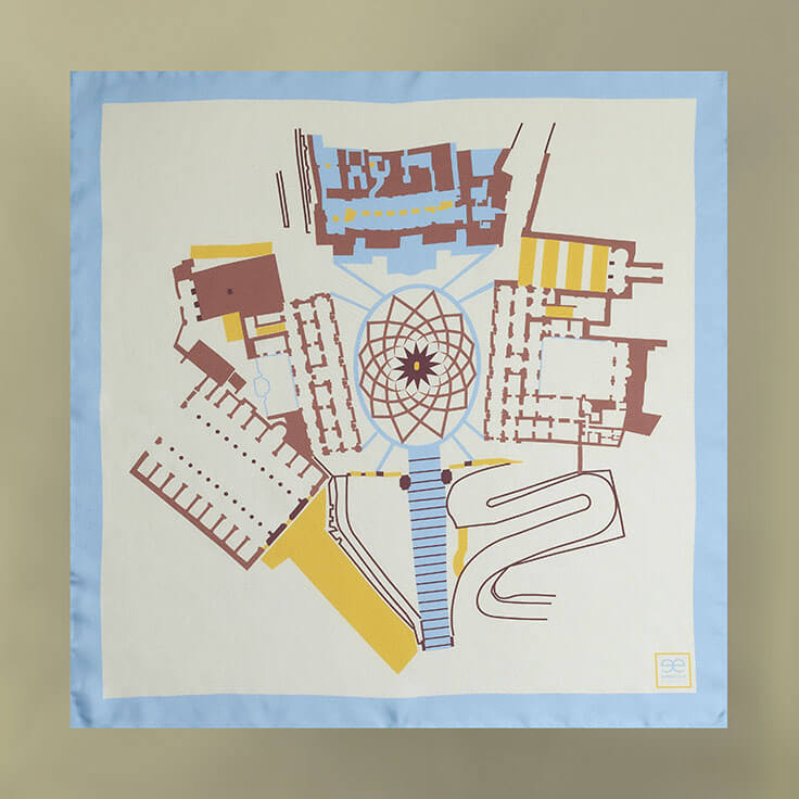 Foulard Carré 70 Asylum Neutro - immagine 2