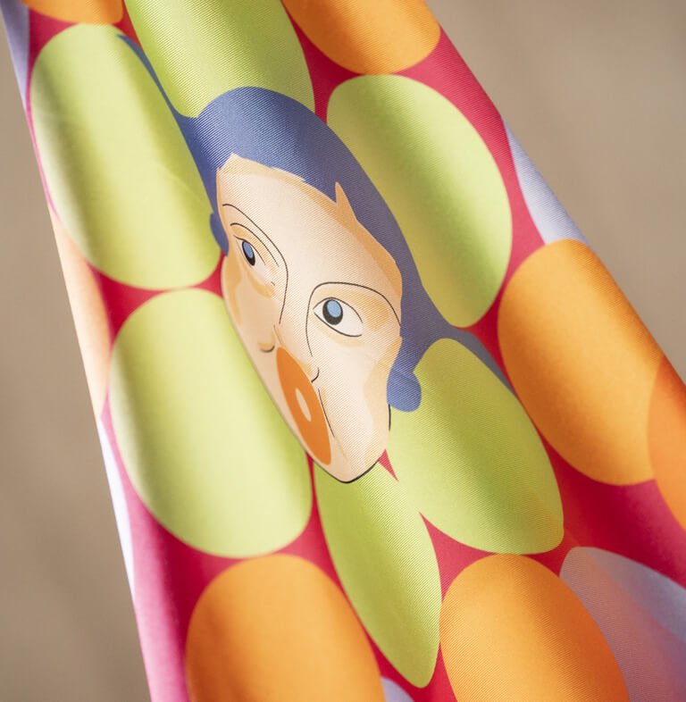 Bandana Palle di Cannone Rosso Magenta - immagine 2